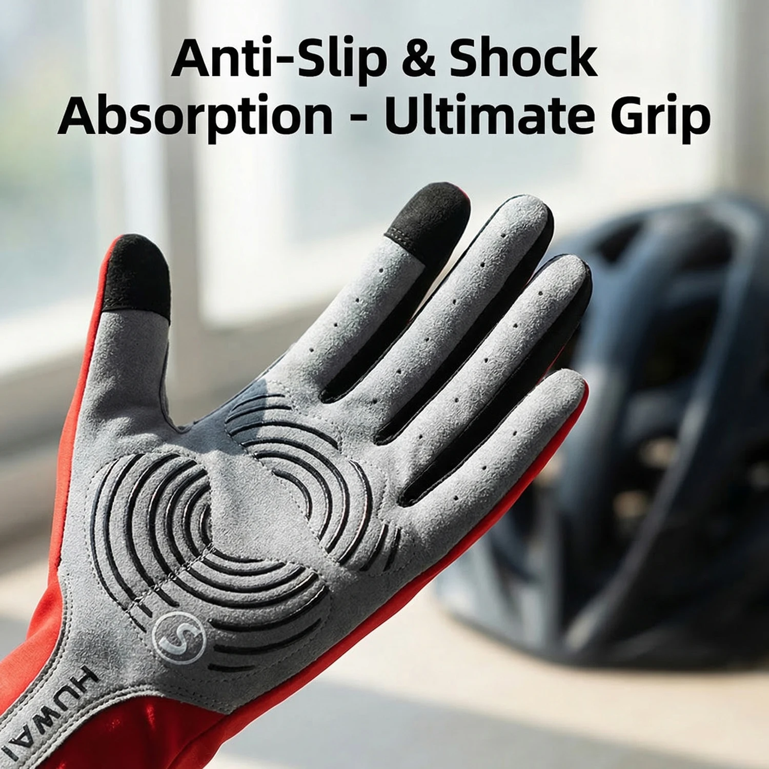 ZHUOHUA Summer Ice Silk Cycling Gloves Breathable Sun Protection Half Finger Fishing Gloves for Outdoor Riding Fishing Driving