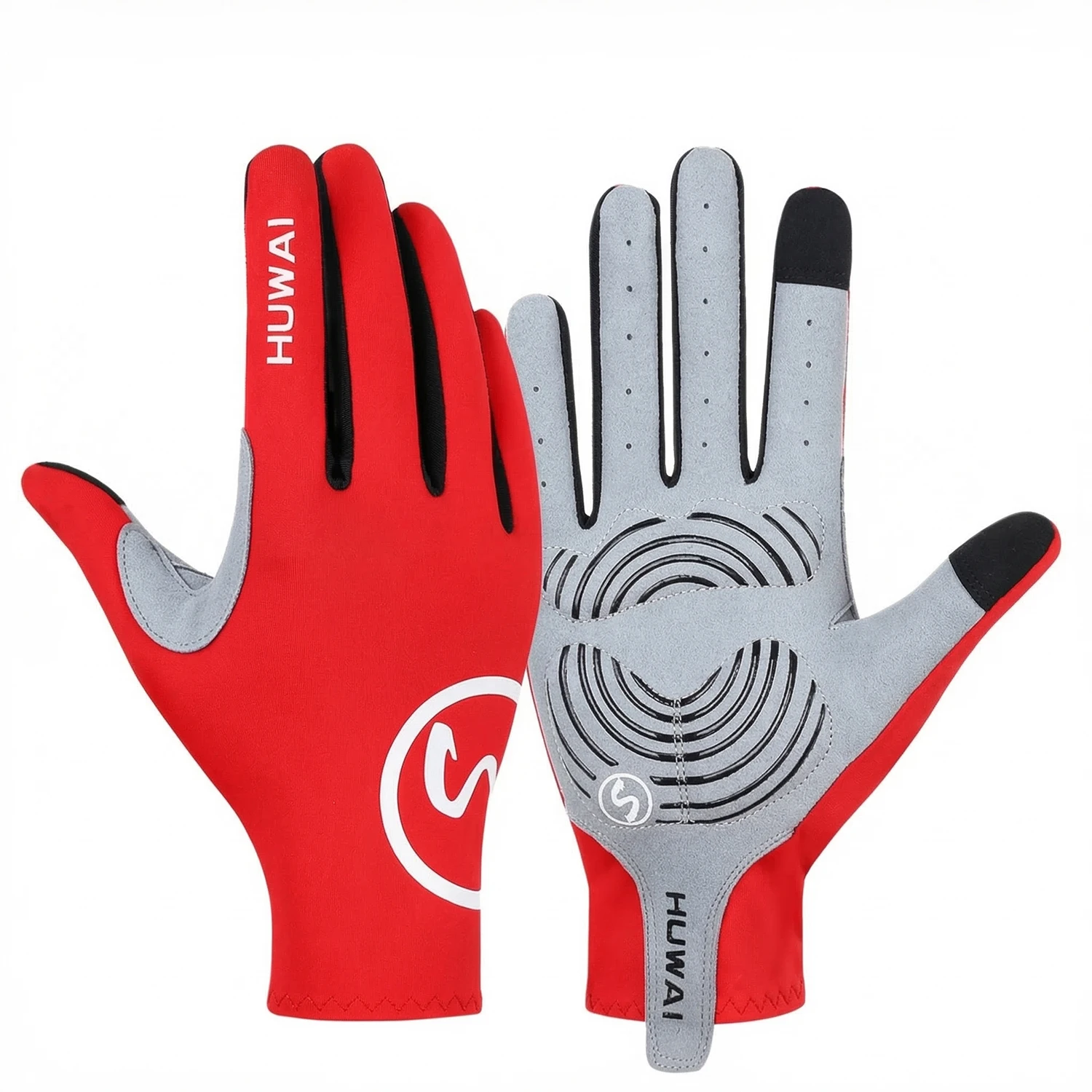 ZHUOHUA Summer Ice Silk Cycling Gloves Breathable Sun Protection Half Finger Fishing Gloves for Outdoor Riding Fishing Driving
