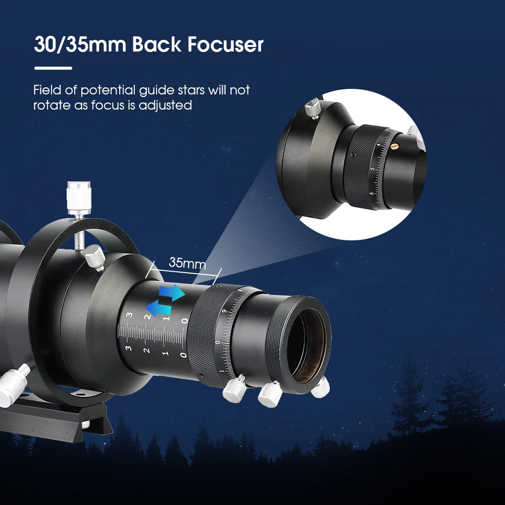 Svbony SV106 Guide Scope 50mm/60mm and 1.25'' UHC and UV-IR Elimination of Light Pollution Filters for Astro Observation