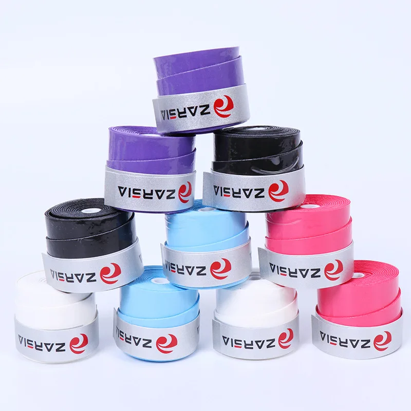 ZARSIA 60pcs Super Sticky Thin Tennis Badminton Racket Hand Glue Sweatband Wear-Resistant Non-Slip Enhanced Grip & Performance