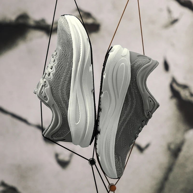Men's Running Shoes Mesh Luxury shoes Couple Off-road Outdoor Sneakers Trainer Shoes Cushioning Breathable Race Non-Slip Fashion