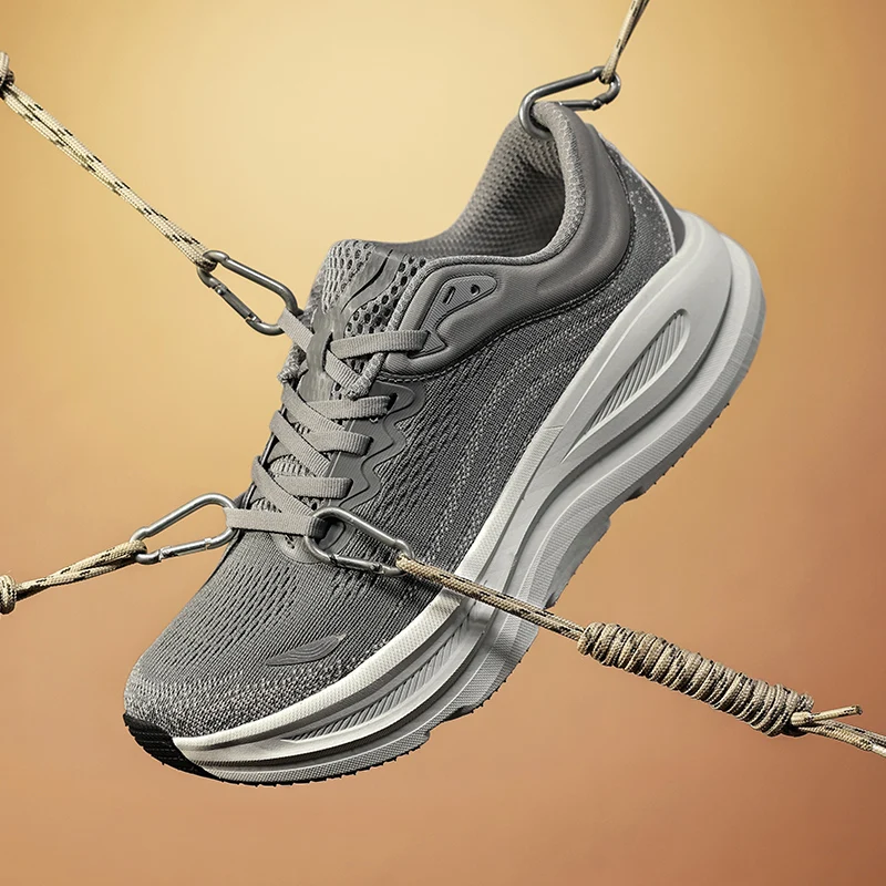 Men's Running Shoes Mesh Luxury shoes Couple Off-road Outdoor Sneakers Trainer Shoes Cushioning Breathable Race Non-Slip Fashion