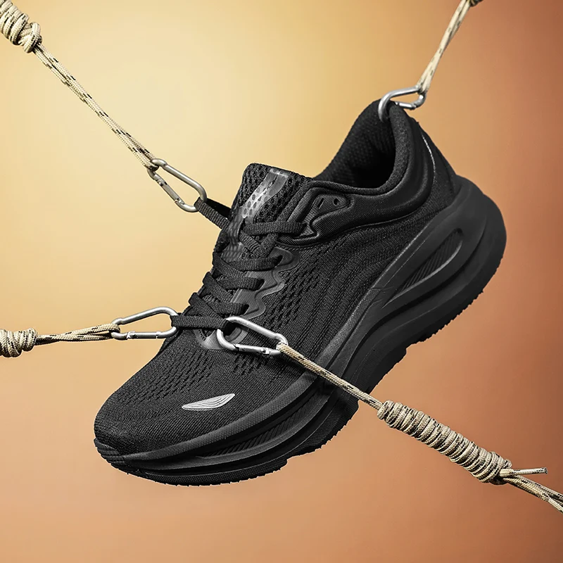 Men's Running Shoes Mesh Luxury shoes Couple Off-road Outdoor Sneakers Trainer Shoes Cushioning Breathable Race Non-Slip Fashion