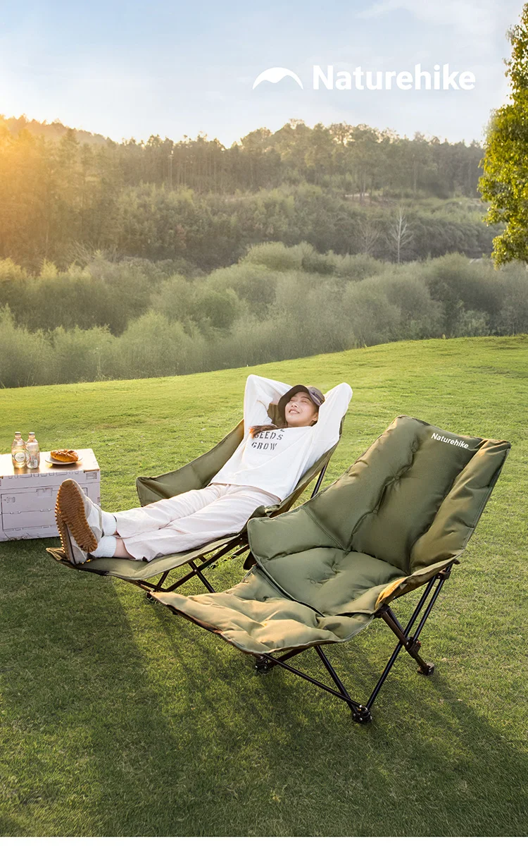 Naturehike Sea Star 001 Camping Folding Chair Portable Detachable Recliner Chair High Back Adjustable Thickened Relax Chair