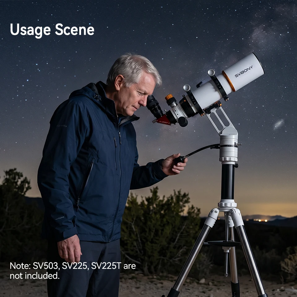 Svbony SV225H Telescope Tripod Riser Azimuth Mount Riser Compatible with Mainstream Alt-Azimuth Astronomical Mounts