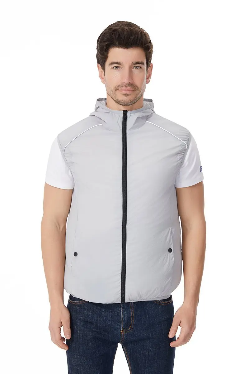 12V/5V USB Unisex 3 Wind Speed Cooling Fan Vest Lightweight Sleeveless Air Conditioned Vest Summer Outdoor Work Clothes