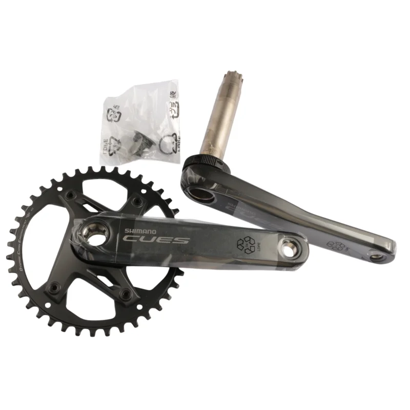 SHIMANO CUES FC-U6000 Crankset 32T/40T Chainring 170mm 1x11s/10s/9s 2-PIECE CRANKSET For MTB Cycling Part Original
