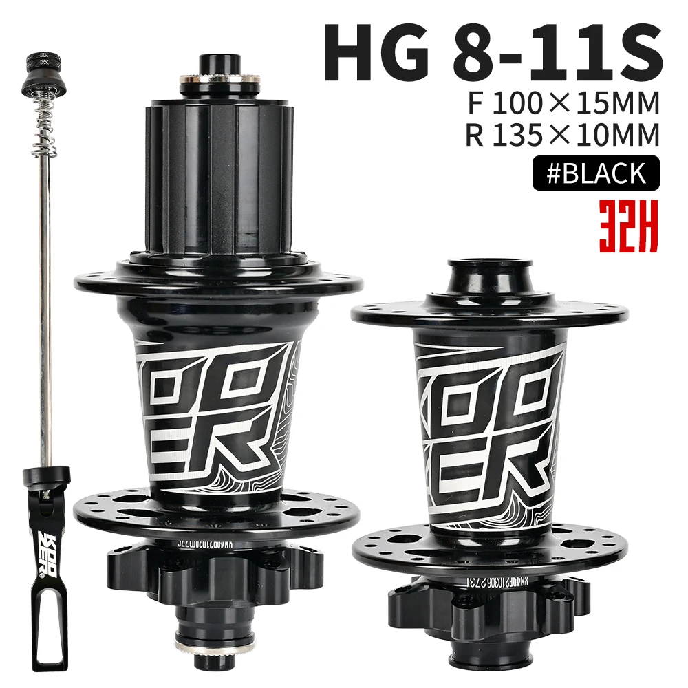 KOOZER XM490 Rear MTB Hub 6 Pawls 72 Clicks 4 Sealed Bearings QR 10x135 Thru 12x142 28/32/36H Disc Brake 8-12S Mountain Bike Hub