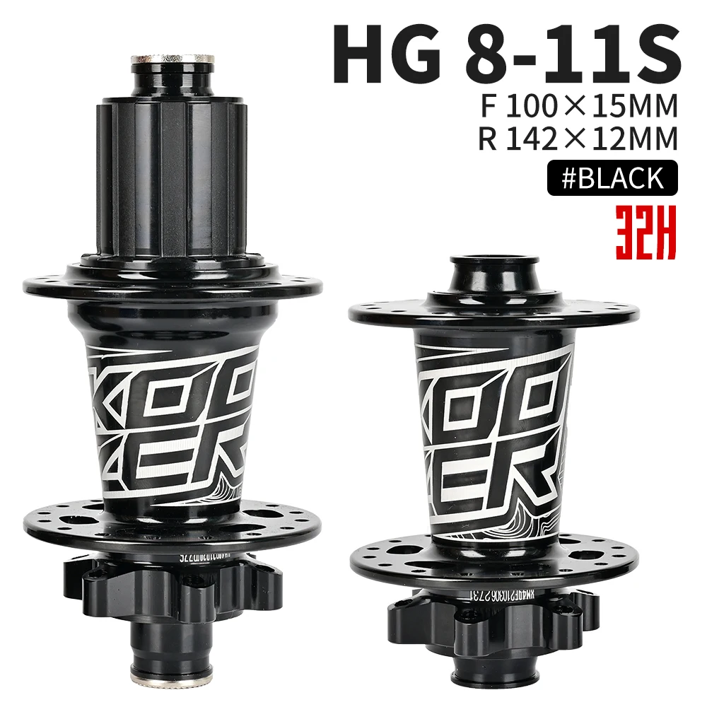 KOOZER XM490 Rear MTB Hub 6 Pawls 72 Clicks 4 Sealed Bearings QR 10x135 Thru 12x142 28/32/36H Disc Brake 8-12S Mountain Bike Hub