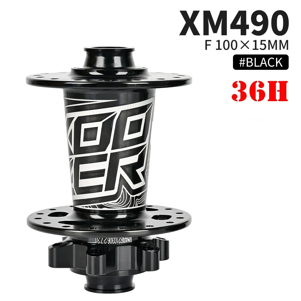 KOOZER XM490 Rear MTB Hub 6 Pawls 72 Clicks 4 Sealed Bearings QR 10x135 Thru 12x142 28/32/36H Disc Brake 8-12S Mountain Bike Hub