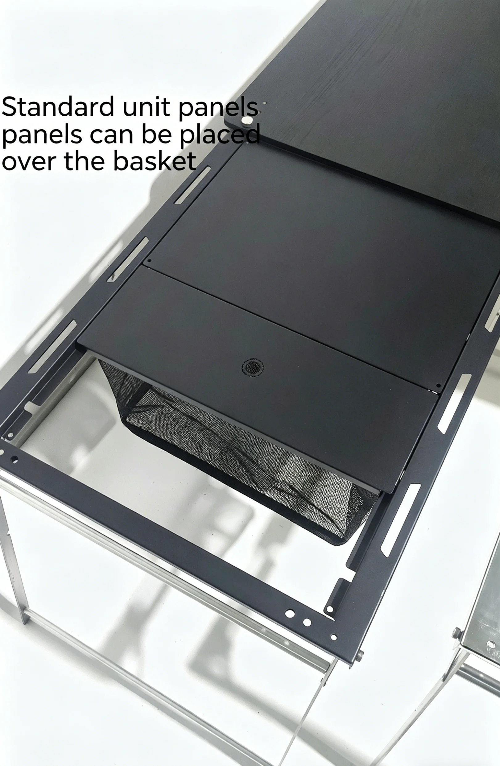 Portable 1 Unit Net Drain Basket Outdoor IGT Camping Folding Storage Box 1 Unit Lightweight Mesh Drain Basket IGT Accessories