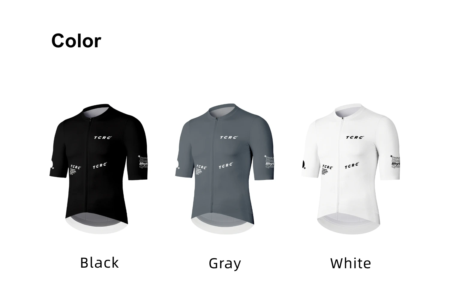 TCRC Classic Cycling Jersey Summer Short Sleeve Bike Shirts Men Women's Quick Dry Breathable Bicycle Tops MTB Clothing
