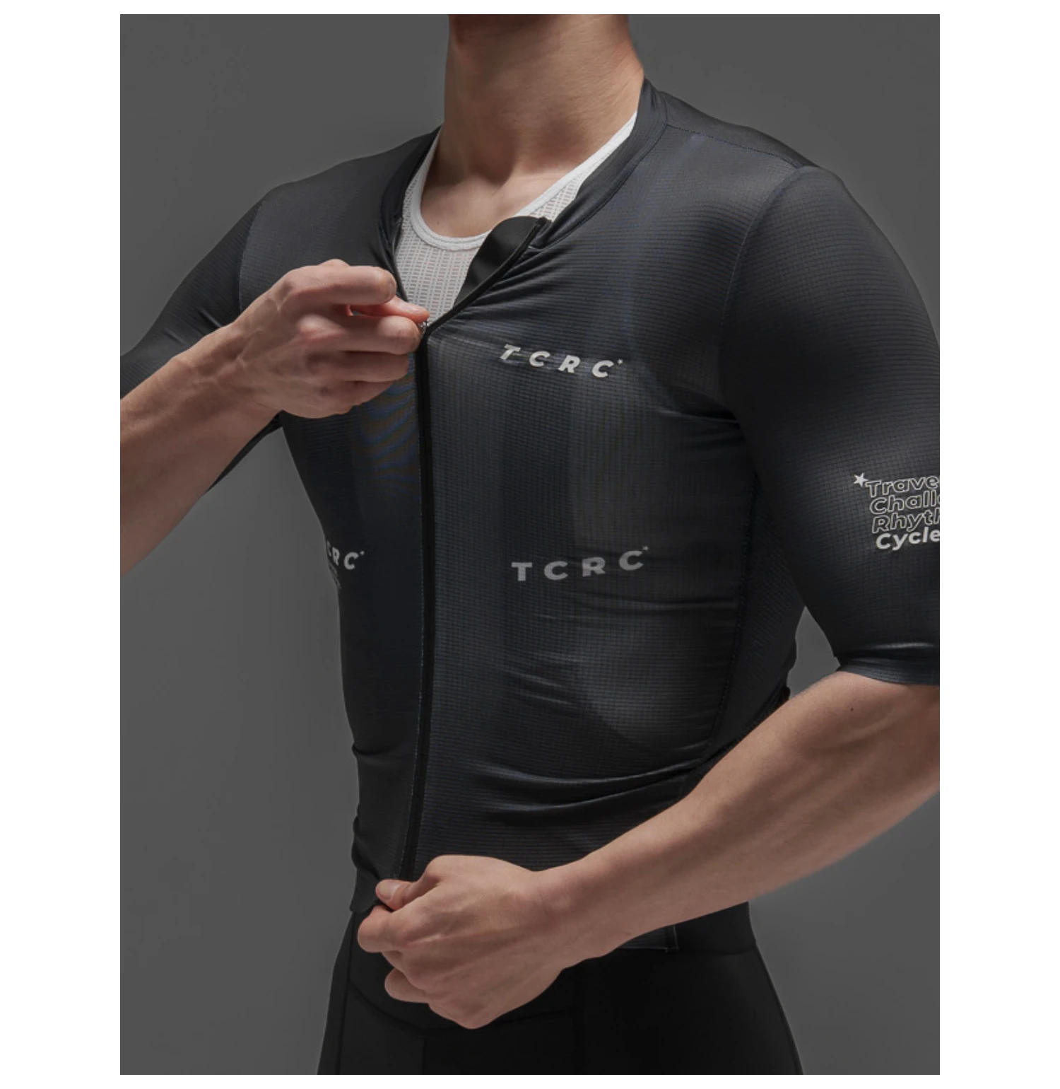 TCRC Classic Cycling Jersey Summer Short Sleeve Bike Shirts Men Women's Quick Dry Breathable Bicycle Tops MTB Clothing