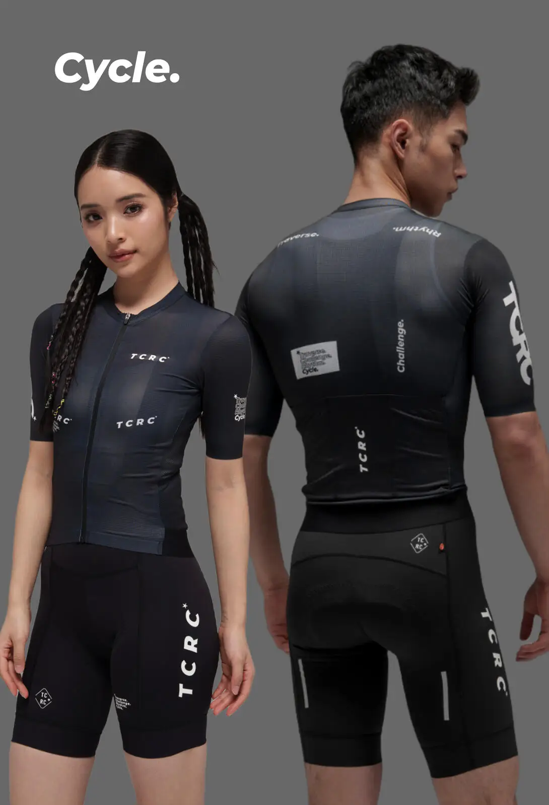 TCRC Classic Cycling Jersey Summer Short Sleeve Bike Shirts Men Women's Quick Dry Breathable Bicycle Tops MTB Clothing