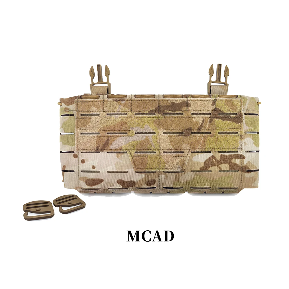 New Tactical Chest Hanging Main Body Front Panel Bag for ARC Placard V4 Vest Triple 5.56 Magazine Storage Pouch