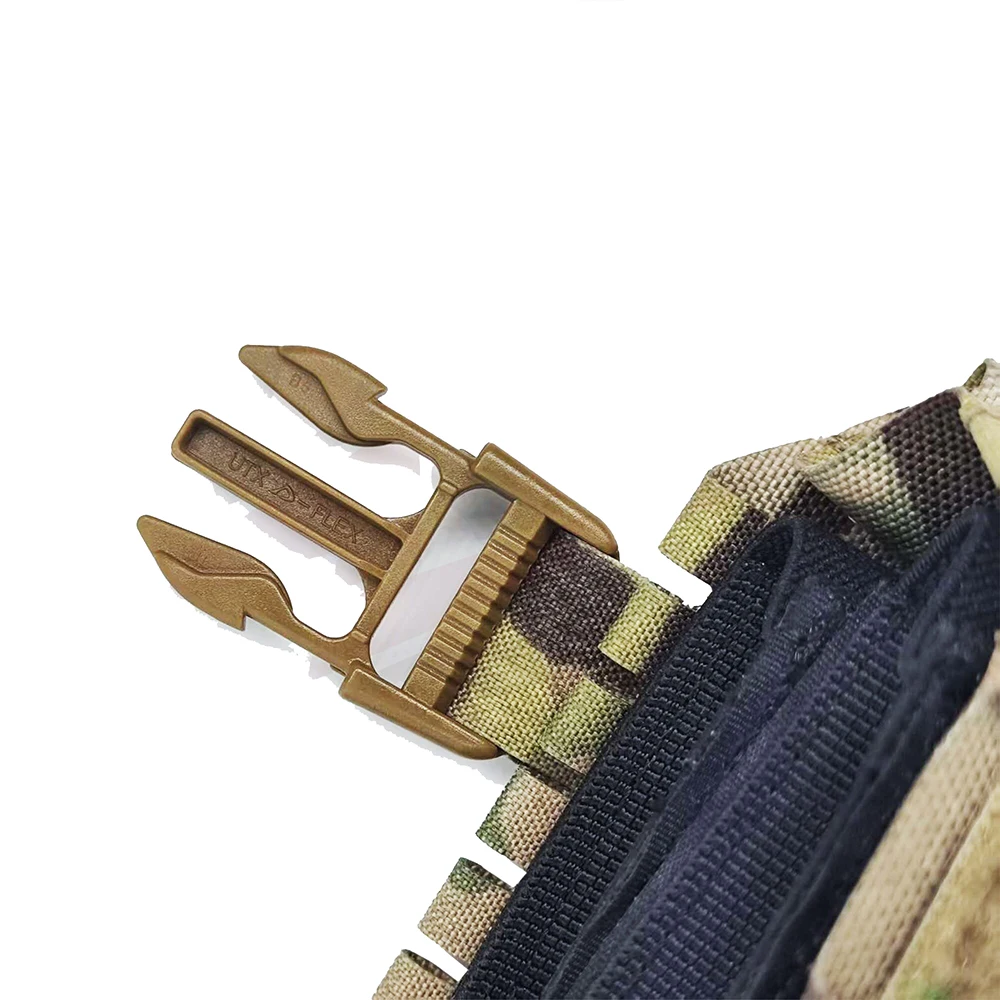 New Tactical Chest Hanging Main Body Front Panel Bag for ARC Placard V4 Vest Triple 5.56 Magazine Storage Pouch
