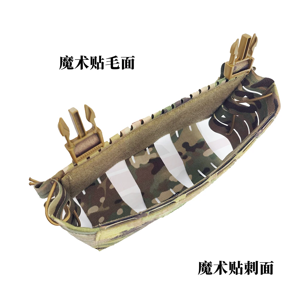 New Tactical Chest Hanging Main Body Front Panel Bag for ARC Placard V4 Vest Triple 5.56 Magazine Storage Pouch