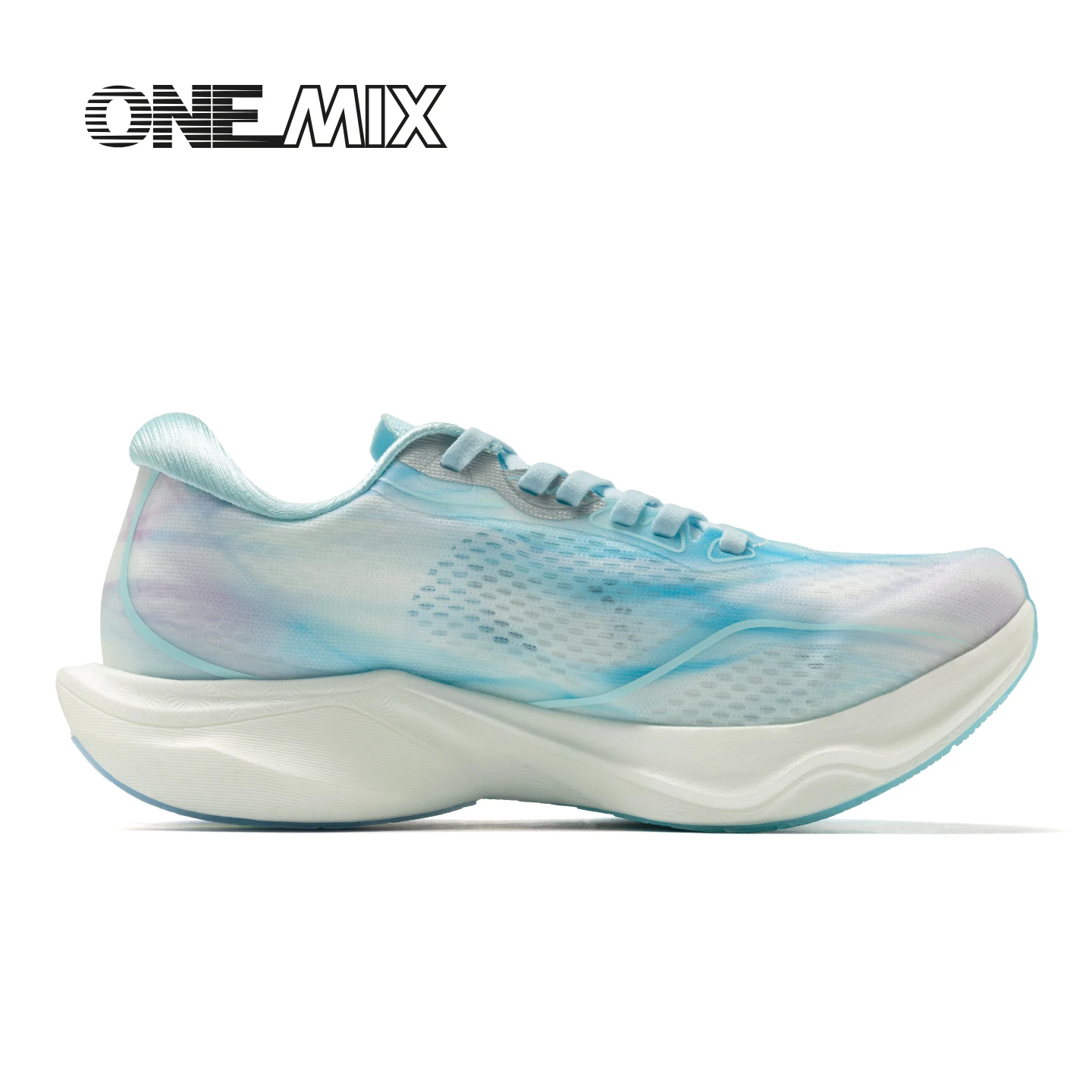 ONEMIX New Man Carbon Board Running Shoes Shock Absorption High Elasticity Breathable Sports Shoes for Comprehensive Training