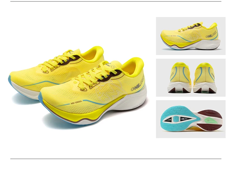 ONEMIX New Man Carbon Board Running Shoes Shock Absorption High Elasticity Breathable Sports Shoes for Comprehensive Training