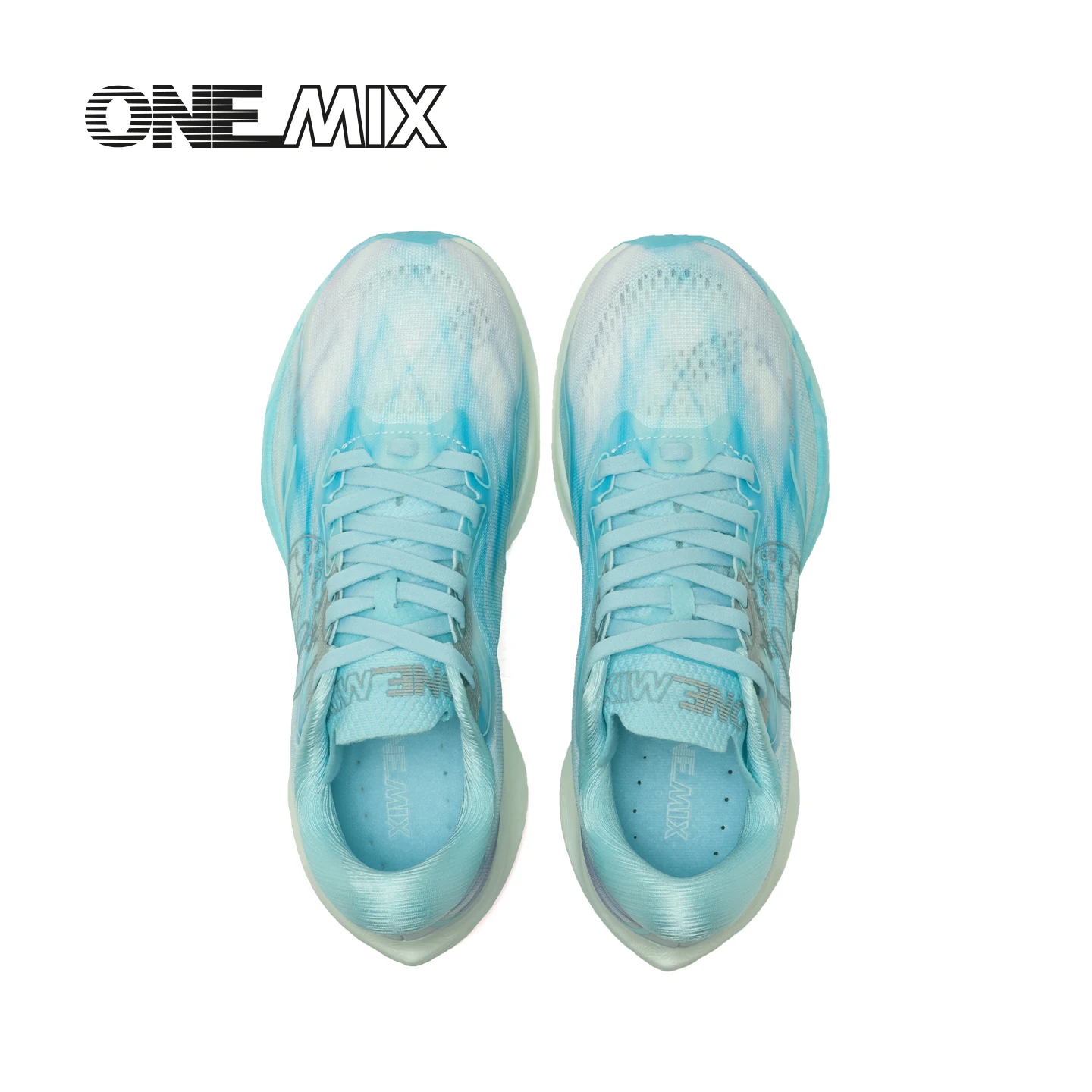 ONEMIX New Man Carbon Board Running Shoes Shock Absorption High Elasticity Breathable Sports Shoes for Comprehensive Training