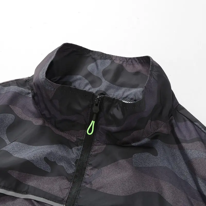 AKOOUS 12V/5V USB 4 Fans Cooling Vest Men Wearable Air Conditioned Clothes for Outdoor Work Fishing Hiking Loose Cool Vest