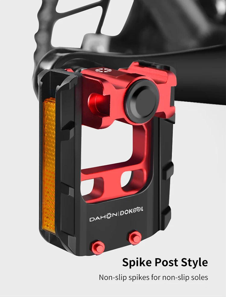 For Dahon Bicycle Foldable Bearing Pedals For Road Mountain Folding Bike Universal Quick Release Aluminum Alloy Bearing Pedals