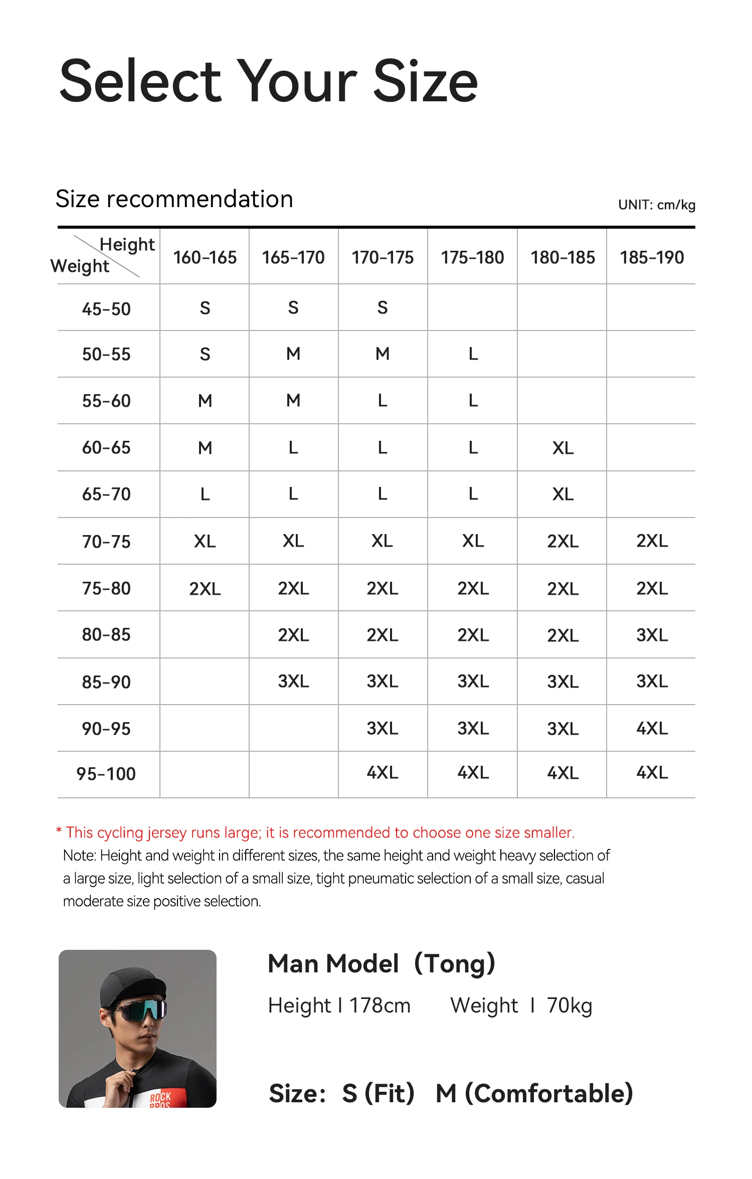 ROCKBROS Men Short Sleeve T-shirts Cycling Jersey Summer Breathable Sports T-shirts Slim-Fit Color-Block Cycling Tops Clothing