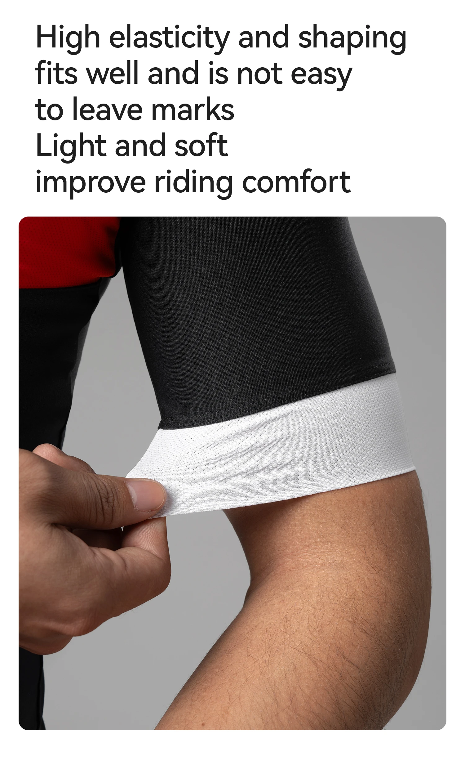 ROCKBROS Men Short Sleeve T-shirts Cycling Jersey Summer Breathable Sports T-shirts Slim-Fit Color-Block Cycling Tops Clothing