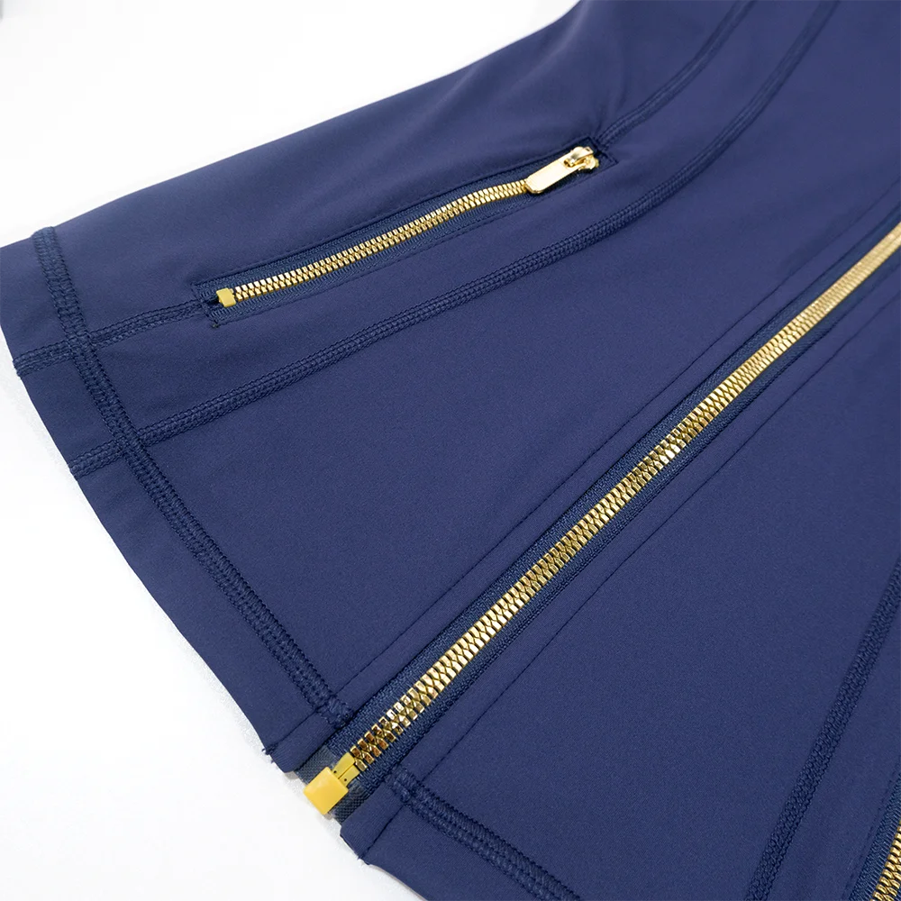New Version Gold Zipper Slimming Jacket Yoga Stand Collar Coat Slim Fit Quick-Dry Sports Thin GoldThin Twilight Rose Gold Summer