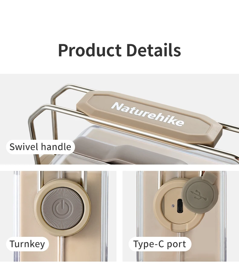 Naturehike Mosquito Killer Lamp USB Rechargeable Camping Electric Mosquito Killer Night Fishing Outdoor Anti Mosquito Light