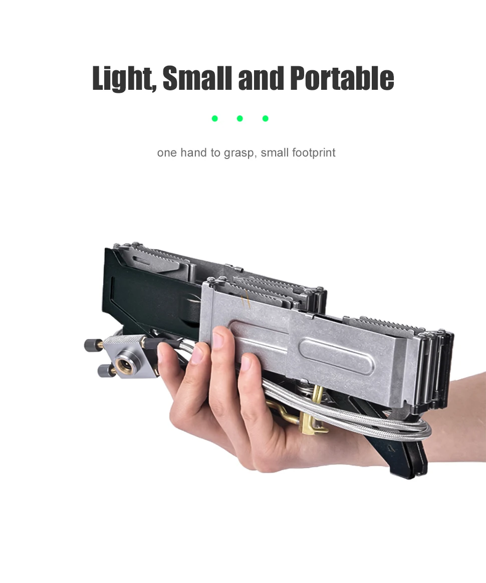 BRS-32 Foldable Camping Stove Portable Dual Head Burner Windproof Backpacking Furnace Free Adjustable Control Gas Stove Cookware