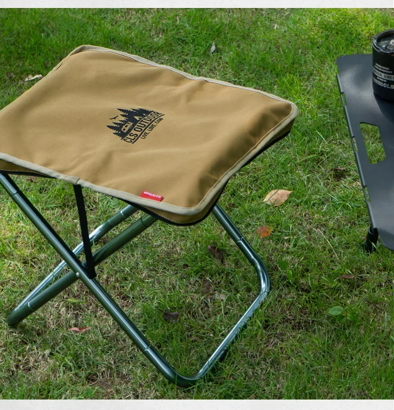 CLS&NOBANA Camping Handheld Bag Chair Portable Lightweight Outdoor Aluminum Mattza Chair High Load Travel Beach Fishing Chair
