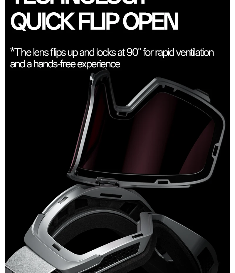 Kapvoe 2026 Skiing Eyewear Flip Ski Goggles Photochromic Snow Goggles Men Snowboard Mask Protection Glasses Snowmobile Winter