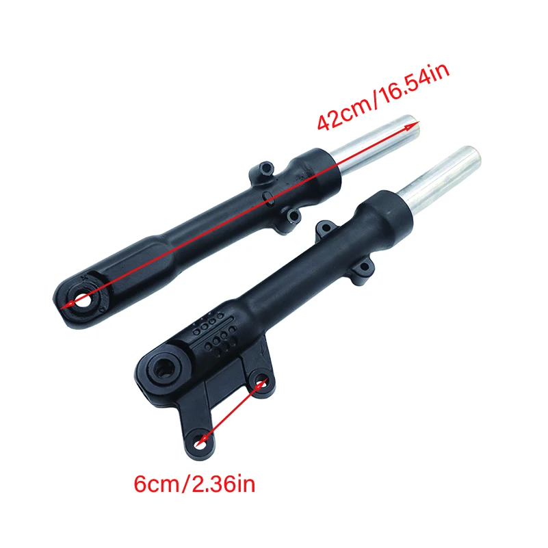 365mm 385mm 420mm Silver Black Damping Front Fork Hydraulic Shock Absorber Suitable for Citycoco Modification Accessories