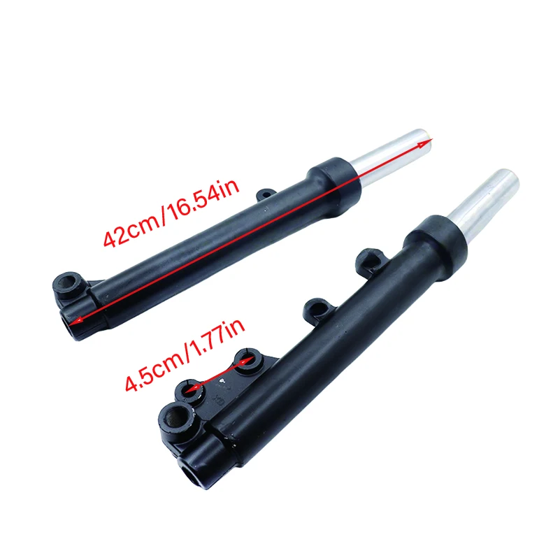 365mm 385mm 420mm Silver Black Damping Front Fork Hydraulic Shock Absorber Suitable for Citycoco Modification Accessories