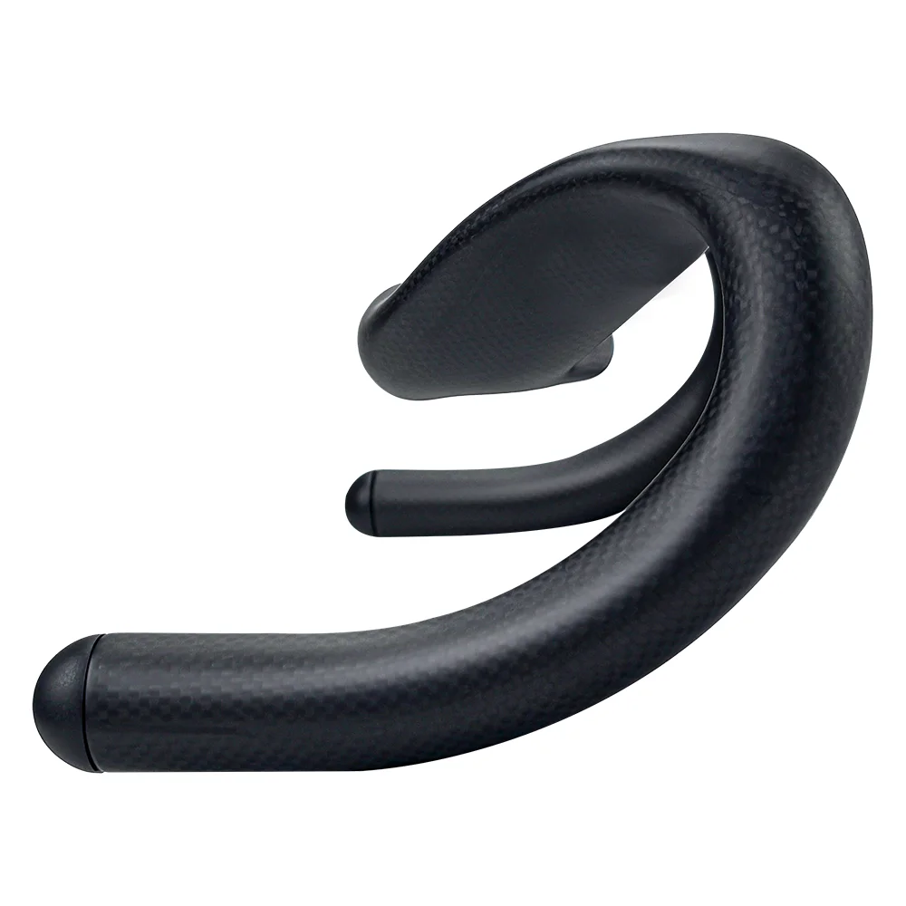 BALUGOE High Rigidity Carbon Fiber Bicycle Track Handle TT Bicycle Handle Sprint Competitions Bicycle Handlebar Breakwind 31.8mm