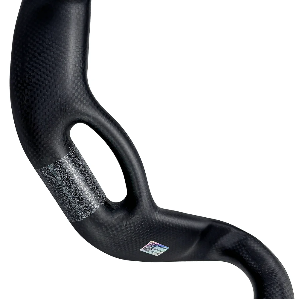 BALUGOE High Rigidity Carbon Fiber Bicycle Track Handle TT Bicycle Handle Sprint Competitions Bicycle Handlebar Breakwind 31.8mm