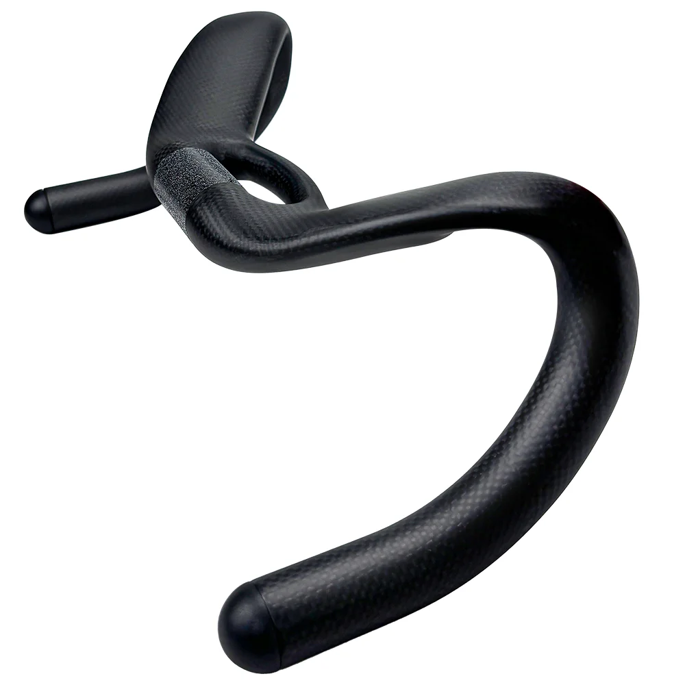 BALUGOE High Rigidity Carbon Fiber Bicycle Track Handle TT Bicycle Handle Sprint Competitions Bicycle Handlebar Breakwind 31.8mm