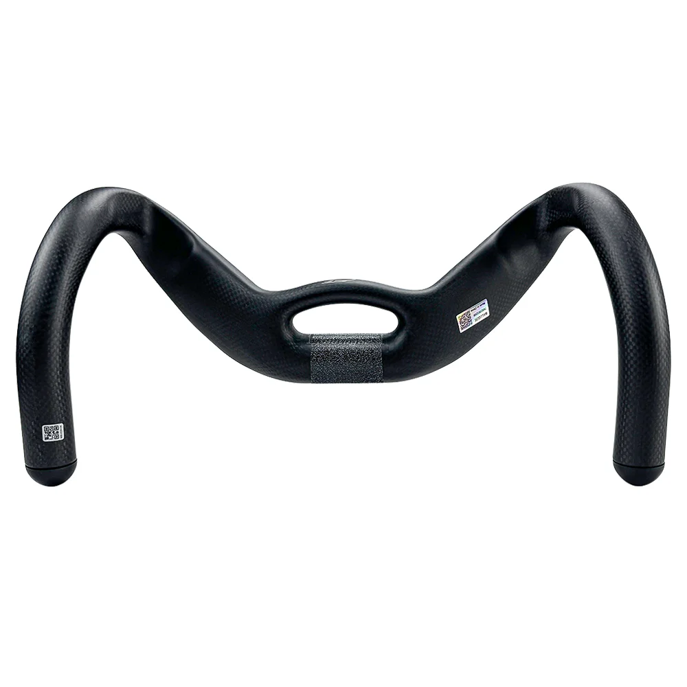 BALUGOE High Rigidity Carbon Fiber Bicycle Track Handle TT Bicycle Handle Sprint Competitions Bicycle Handlebar Breakwind 31.8mm