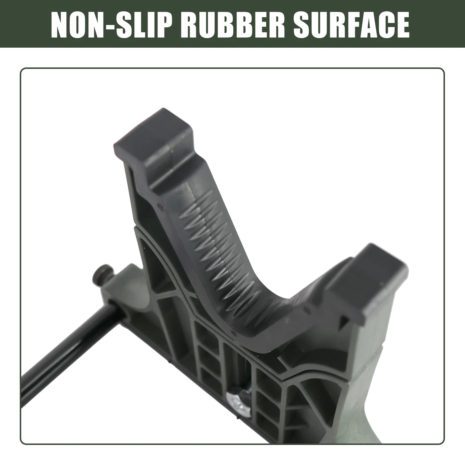 Green Tactical Rifle Air Gun Display Shooting Rack Compact Range Storage Gun Rack Bracket Desktop Rack Fork Maintenance Gun Clip