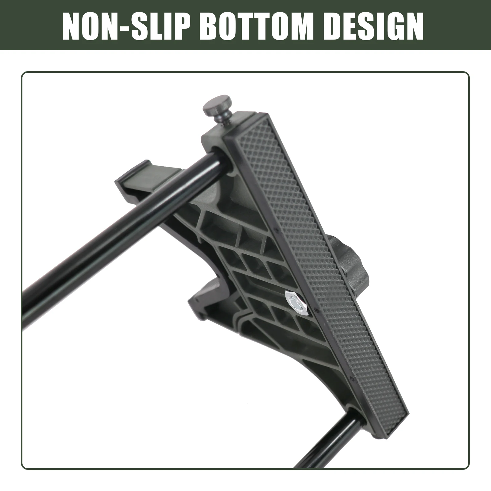 Green Tactical Rifle Air Gun Display Shooting Rack Compact Range Storage Gun Rack Bracket Desktop Rack Fork Maintenance Gun Clip