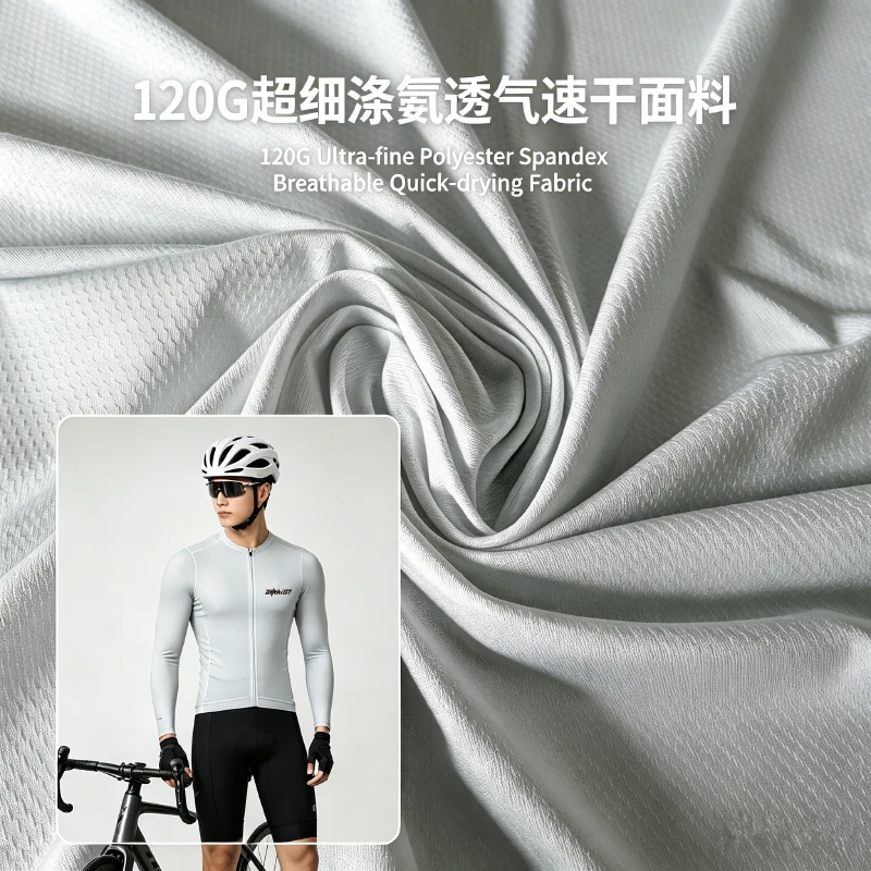 CSPD ATK Cycling Sportswear Men's Cycling Short-Sleeved Top Summer High-End Energy Band Cycling Jersey Sunscreen Cycling Shirt