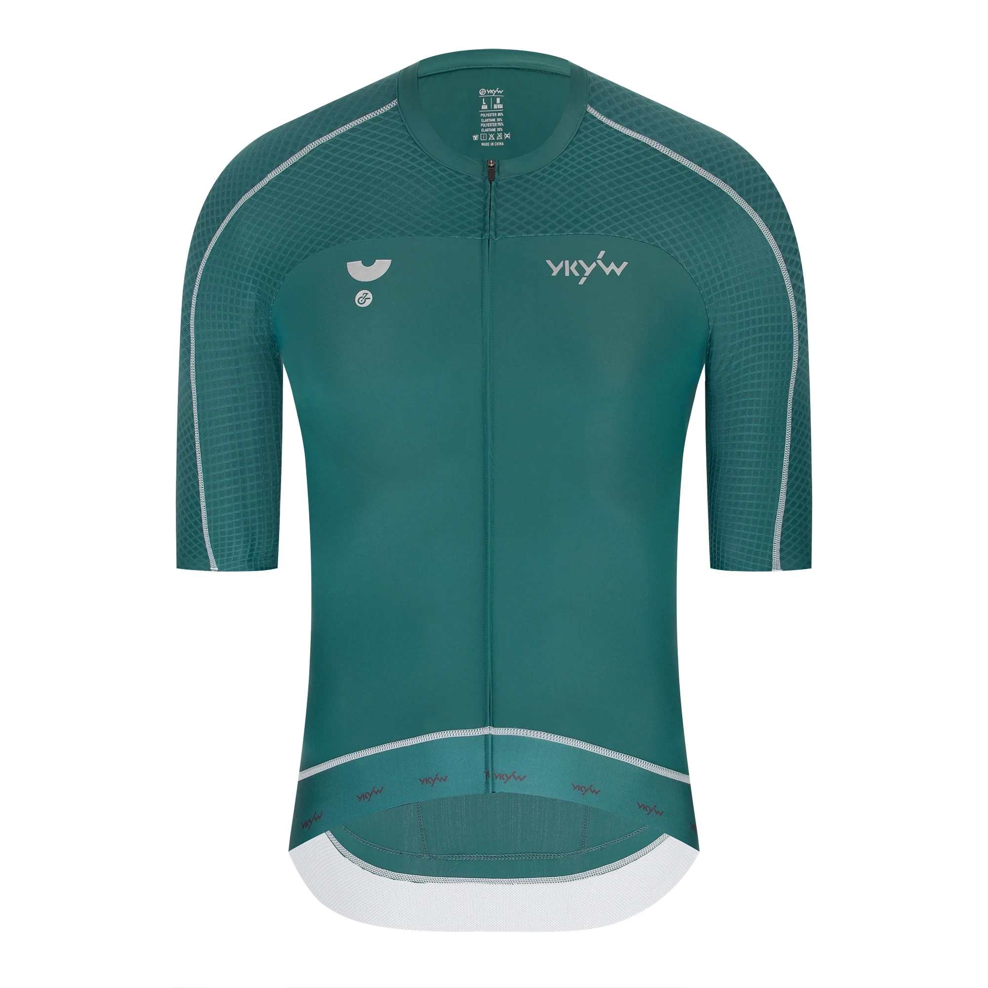 YKYWBIKE 2026 Men Summer Cycling Jersey 3D Cutting Anti-sweat Lightweight Quick Dry Road Bike Riding Tops Breathable Anti-slip