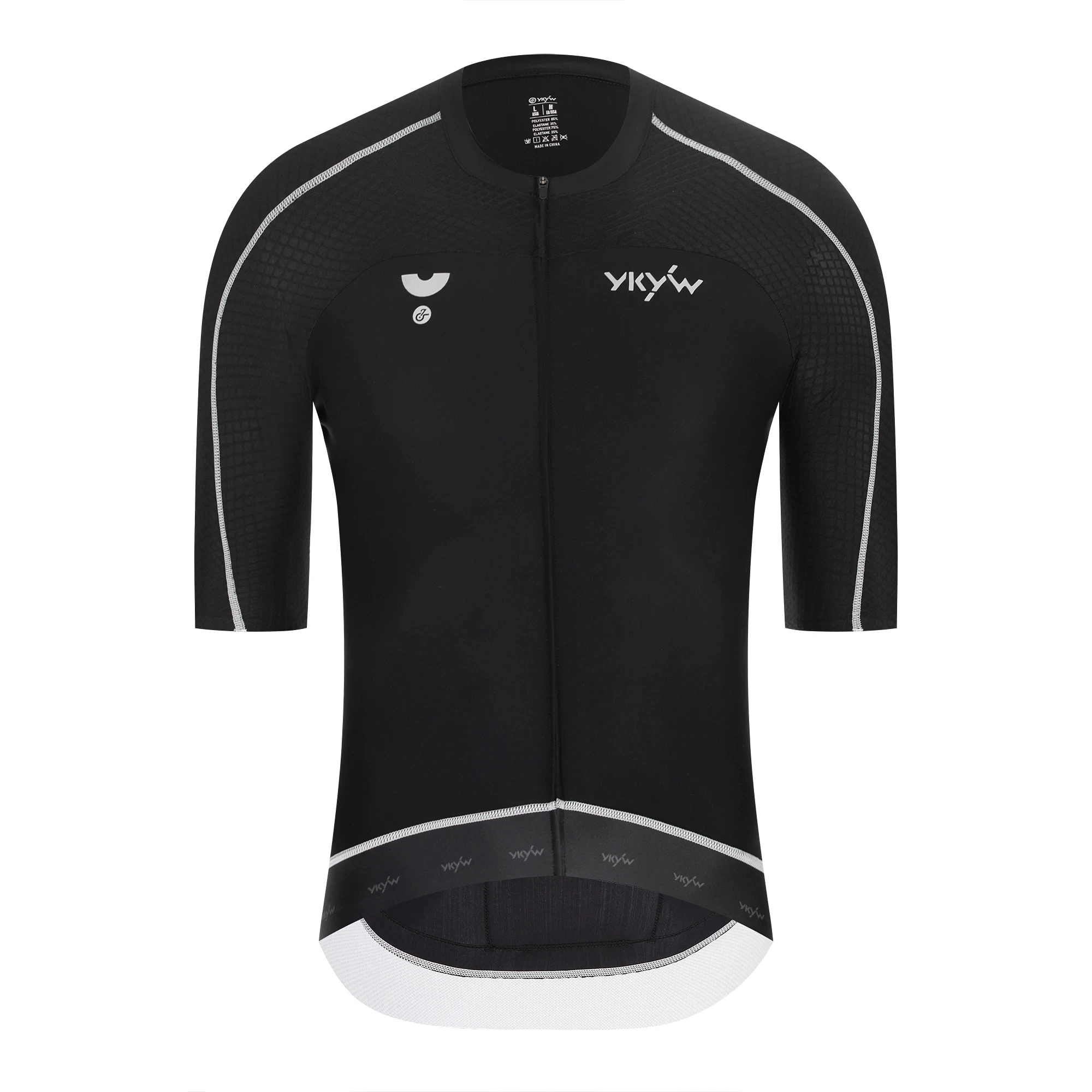 YKYWBIKE 2026 Men Summer Cycling Jersey 3D Cutting Anti-sweat Lightweight Quick Dry Road Bike Riding Tops Breathable Anti-slip