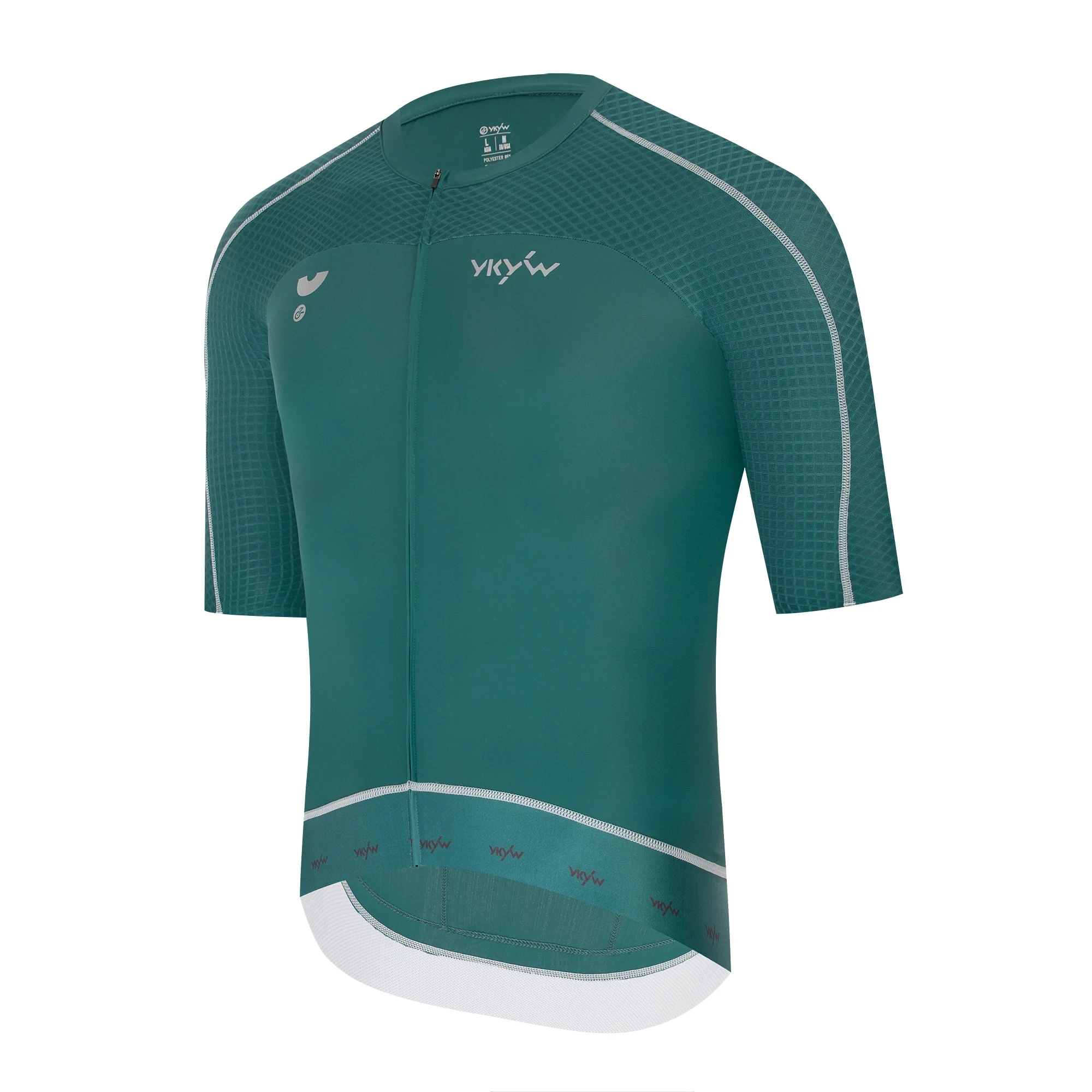 YKYWBIKE 2026 Men Summer Cycling Jersey 3D Cutting Anti-sweat Lightweight Quick Dry Road Bike Riding Tops Breathable Anti-slip