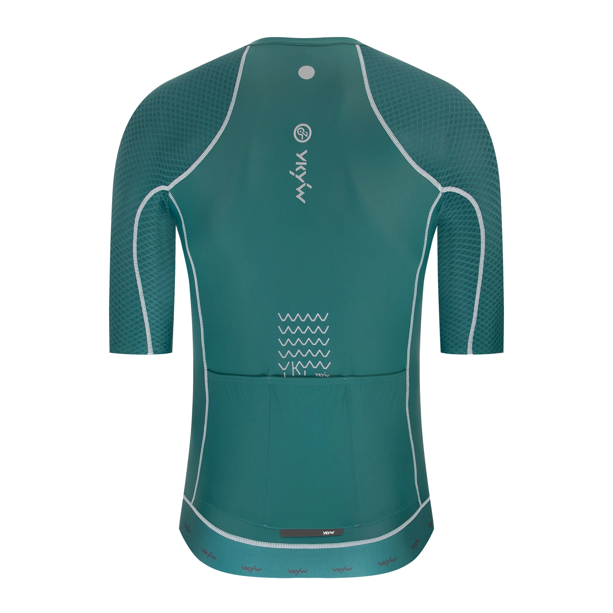 YKYWBIKE 2026 Men Summer Cycling Jersey 3D Cutting Anti-sweat Lightweight Quick Dry Road Bike Riding Tops Breathable Anti-slip