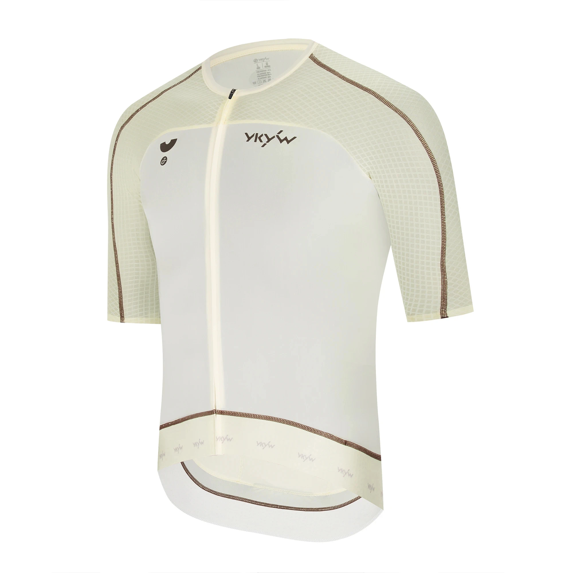 YKYWBIKE 2026 Men Summer Cycling Jersey 3D Cutting Anti-sweat Lightweight Quick Dry Road Bike Riding Tops Breathable Anti-slip