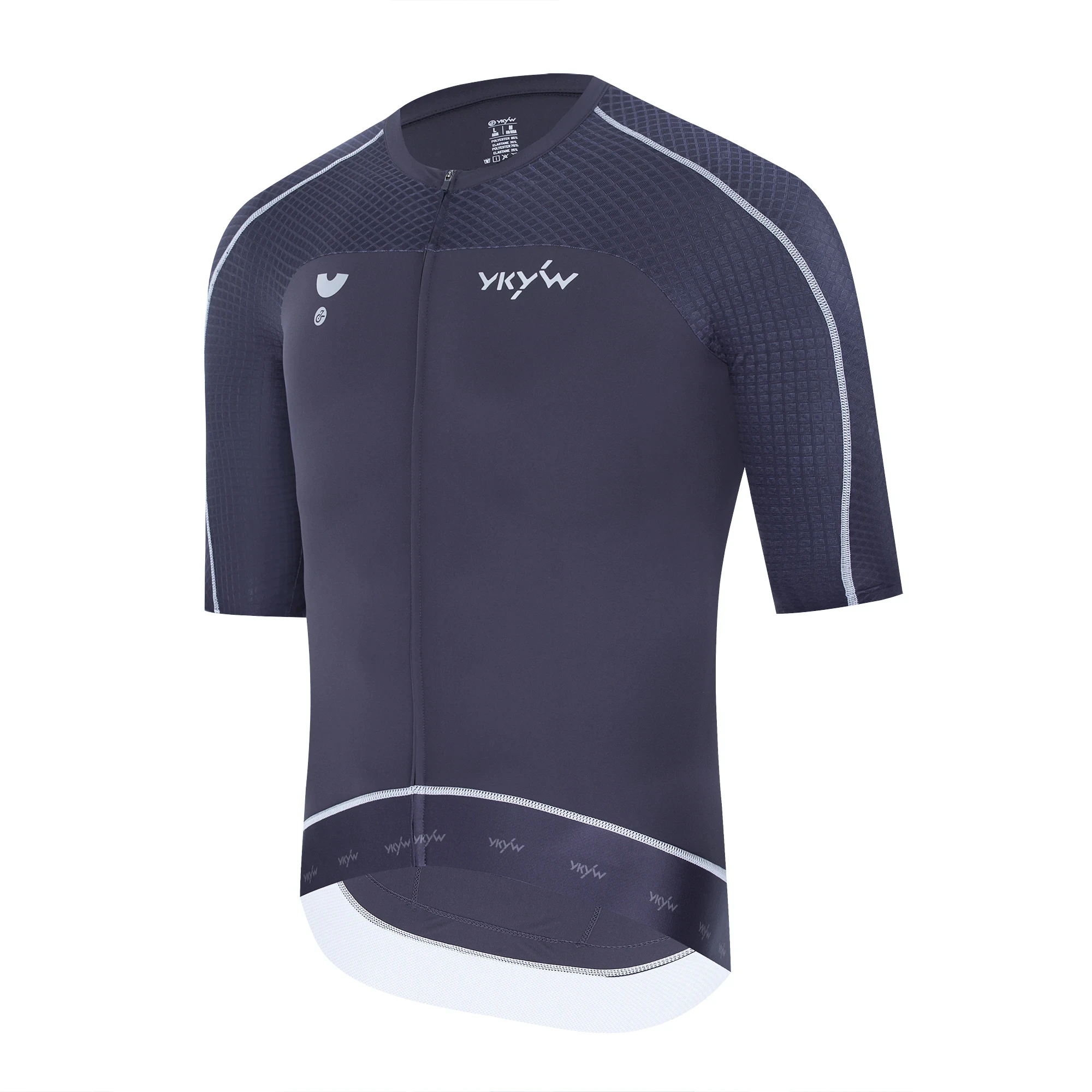 YKYWBIKE 2026 Men Summer Cycling Jersey 3D Cutting Anti-sweat Lightweight Quick Dry Road Bike Riding Tops Breathable Anti-slip