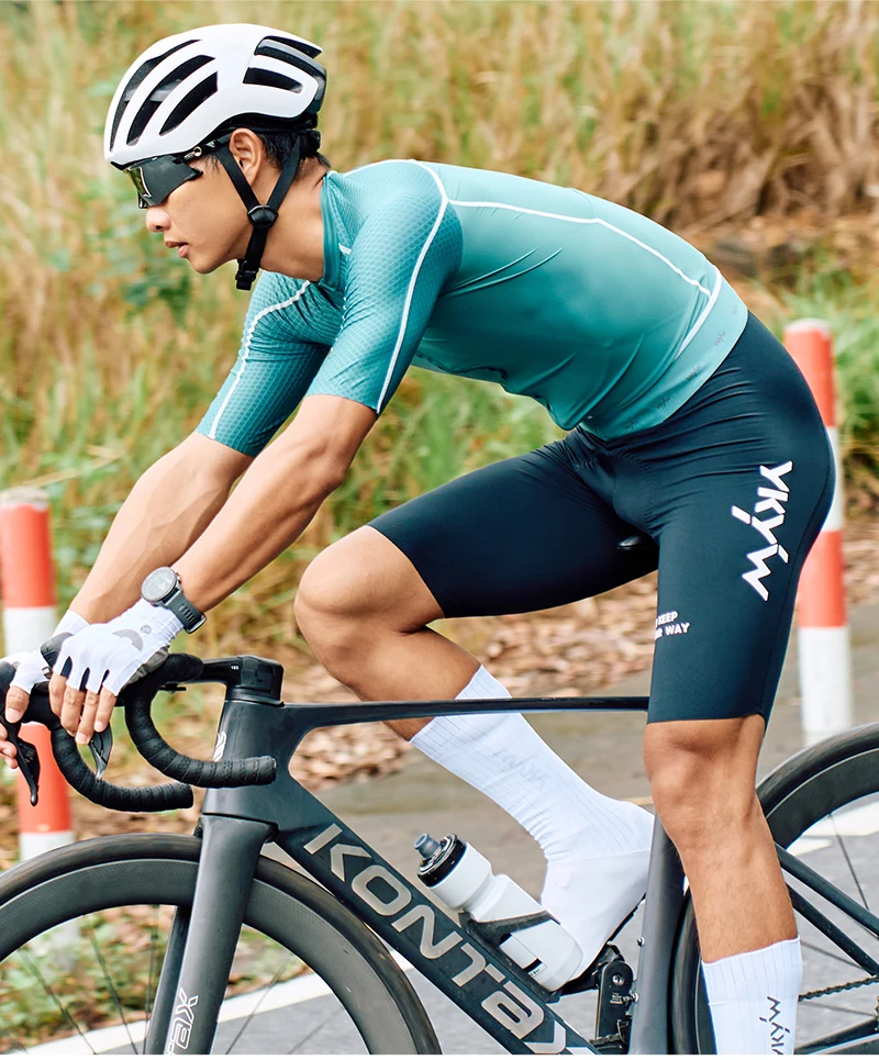 YKYWBIKE 2026 Men Summer Cycling Jersey 3D Cutting Anti-sweat Lightweight Quick Dry Road Bike Riding Tops Breathable Anti-slip