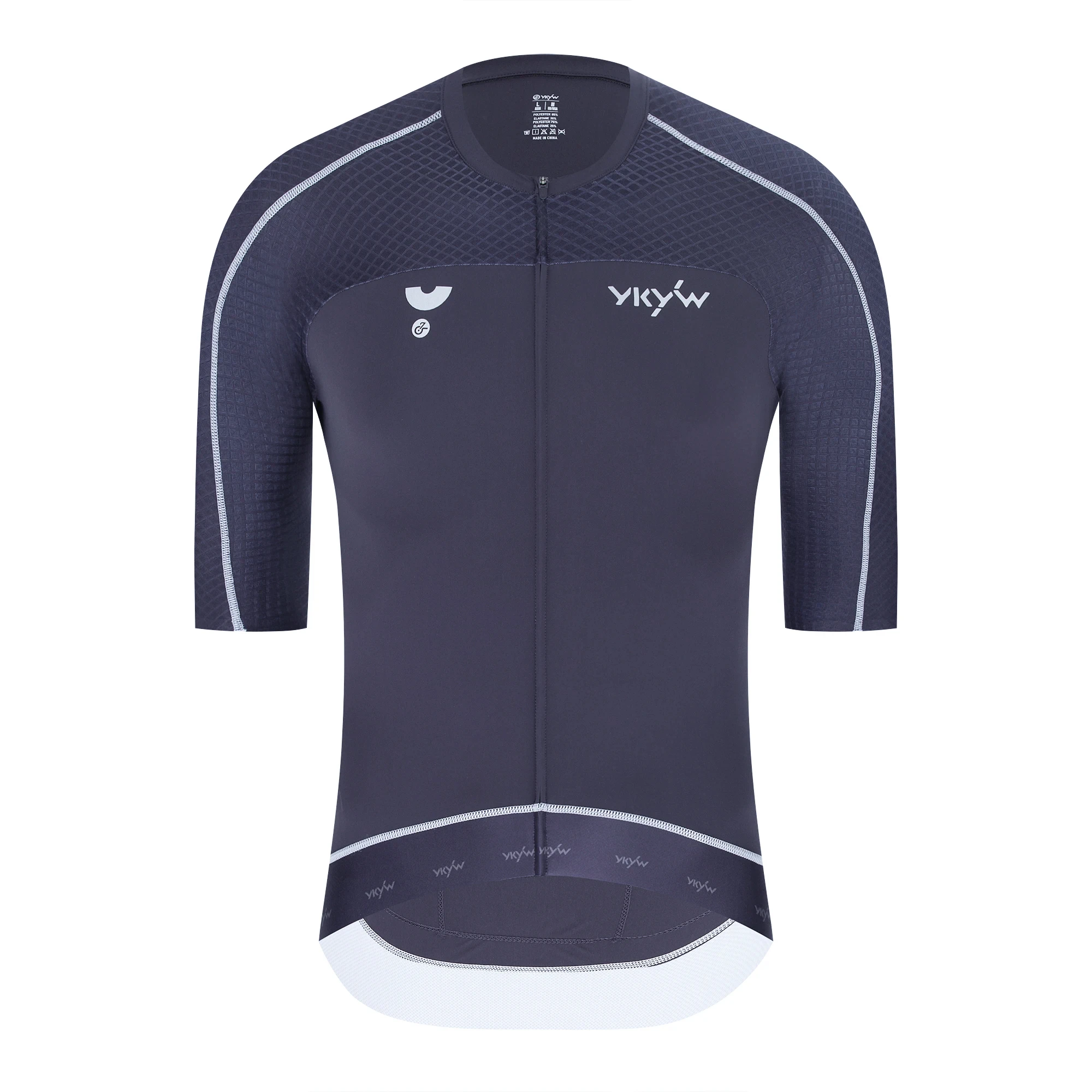 YKYWBIKE 2026 Men Summer Cycling Jersey 3D Cutting Anti-sweat Lightweight Quick Dry Road Bike Riding Tops Breathable Anti-slip